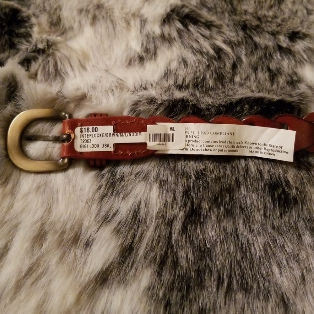 Brown Interlocking Belt - Picture 3 of 3
